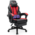 Chaise de jeu BOSSIN style racing, chaise de jeu grande taille supportant jusqu'à 136 kg (300 lbs), dossier haut, chaise d'ordinateur