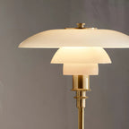 Lampe de table LED à plusieurs niveaux HomeyFad de style post-moderne avec alimentation intégrée