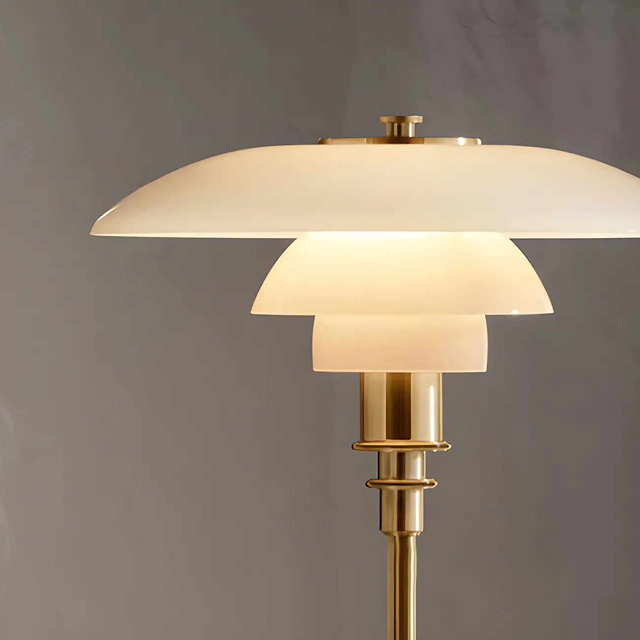 Lampe de table LED à plusieurs niveaux HomeyFad de style post-moderne avec alimentation intégrée