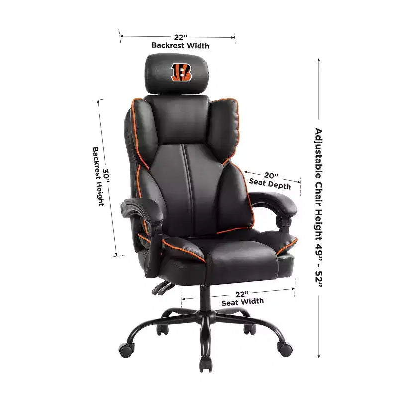 Sedia da ufficio NFL Cincinnati Bengals Champ