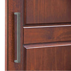 Armoire-penderie Palace Imports Cosmo 3 portes, 100 % bois massif, avec portes en bois massif ou miroir