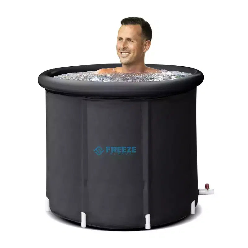 Baignoire de glace ronde Freeze Sleeve vue à la télévision, 27,5 po x 34,7 po