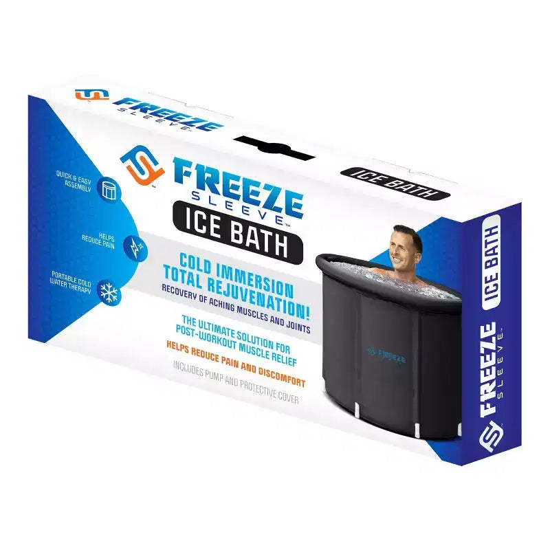 Baignoire de glace ronde Freeze Sleeve vue à la télévision, 27,5 po x 34,7 po