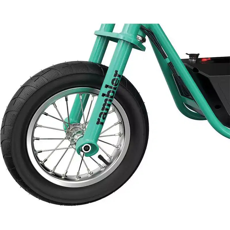 Vélo électrique Razor Rambler 12" enjambeur - Menthe : Moteur 250 W, Cadre en acier