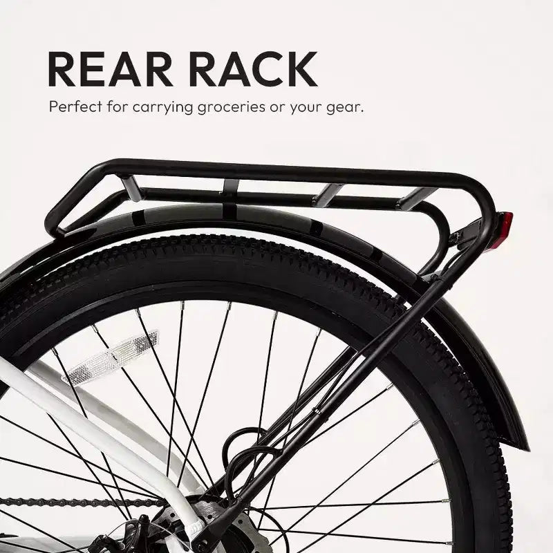 Vélo de croisière électrique Soar Adult City ST 350 27,5'' à cadre bas