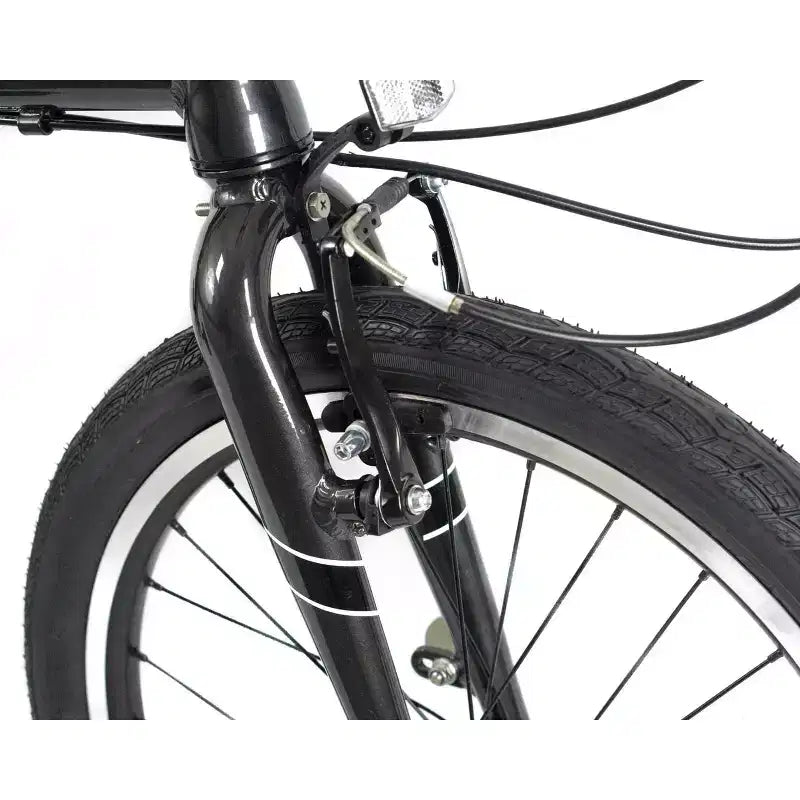 Bici pieghevole ZiZZO Urbano 8 velocità in alluminio da 20" - Grigio