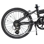 Bici pieghevole ZiZZO Urbano 8 velocità in alluminio da 20" - Grigio