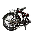 Vélo pliant ZiZZO Via 7 vitesses en aluminium 20" - Noir