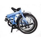 Bicicletta Pieghevole ZiZZO Via 7-Marce in Alluminio 20" - Blu Cielo