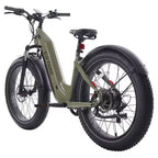Bicicletta elettrica ibrida GOTRAX per adulti con pneumatici fat da 26" a scavalco - Verde
