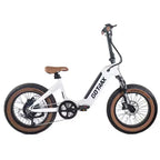 Bicicletta Elettrica Pieghevole GOTRAX Adult F5 20" a Scavalco - Bianca