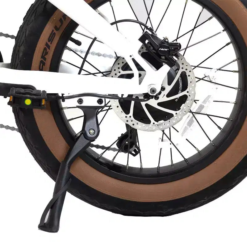Bicicletta Elettrica Pieghevole GOTRAX Adult F5 20" a Scavalco - Bianca