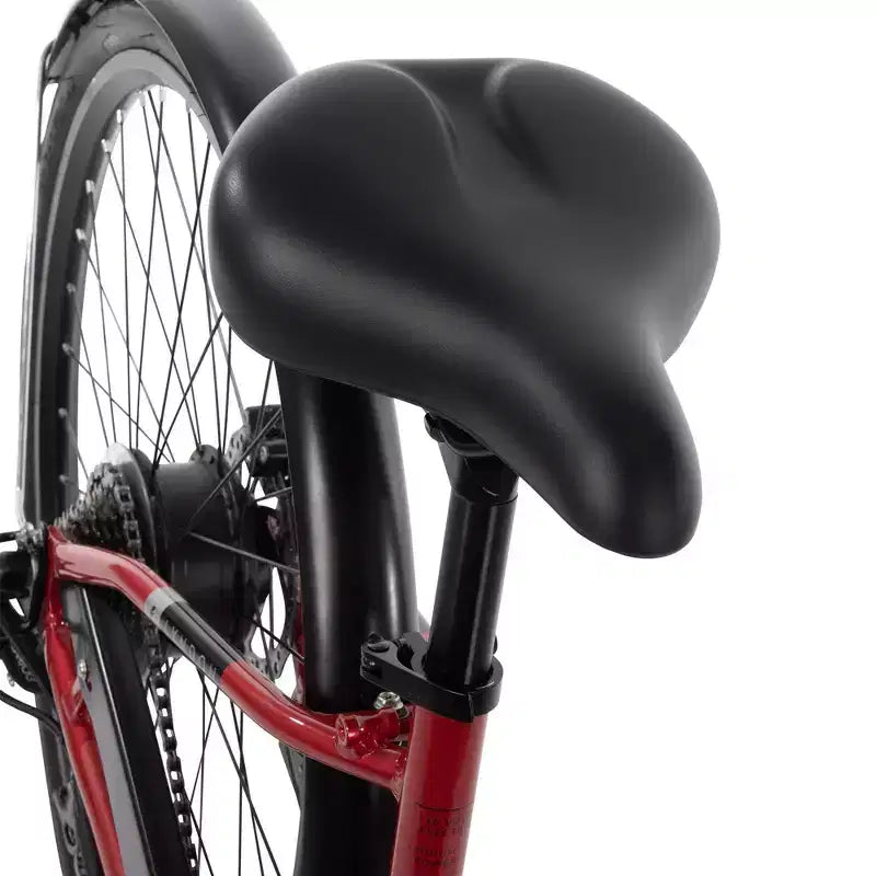 Bicicletta elettrica Huffy Lyndon Step-Through - Ruote da 27.5" - 20 MPH - 36V - Rossa
