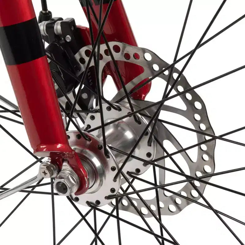 Bicicletta elettrica Huffy Lyndon Step-Through - Ruote da 27.5" - 20 MPH - 36V - Rossa