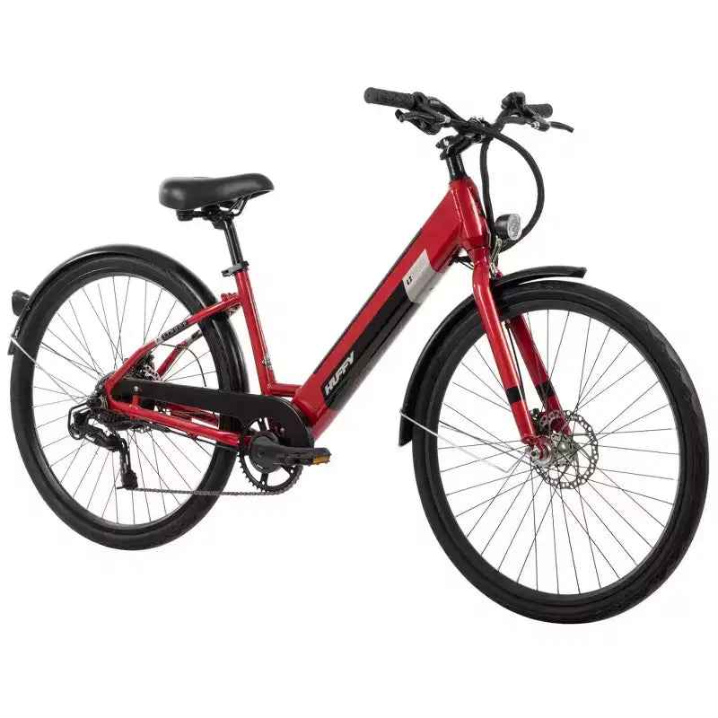 Bicicletta elettrica Huffy Lyndon Step-Through - Ruote da 27.5" - 20 MPH - 36V - Rossa