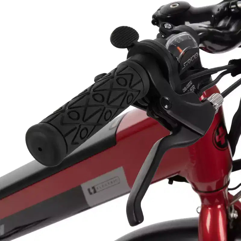 Bicicletta elettrica Huffy Lyndon Step-Through - Ruote da 27.5" - 20 MPH - 36V - Rossa