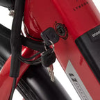 Bicicletta elettrica Huffy Lyndon Step-Through - Ruote da 27.5" - 20 MPH - 36V - Rossa