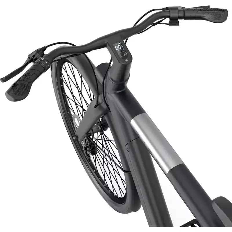 Vélo électrique hybride Bird Adult A Frame 28" Step Over - Noir : Cadre en aluminium, Vitesse maximale de 32 km/h