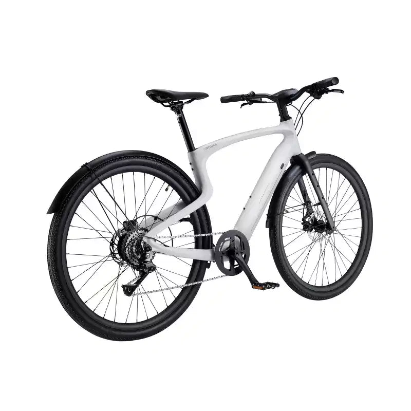 Urtopia Adult Carbon 1 Pro Smart 27.64'' Step-Over Bicicletta elettrica da crociera - Bianco S