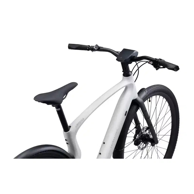 Urtopia Adult Carbon 1 Pro Smart 27.64'' Step-Over Bicicletta elettrica da crociera - Bianco S