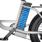 Vélo électrique de croisière Hiboy Adult EX6 20" à enjambement bas - Blanc