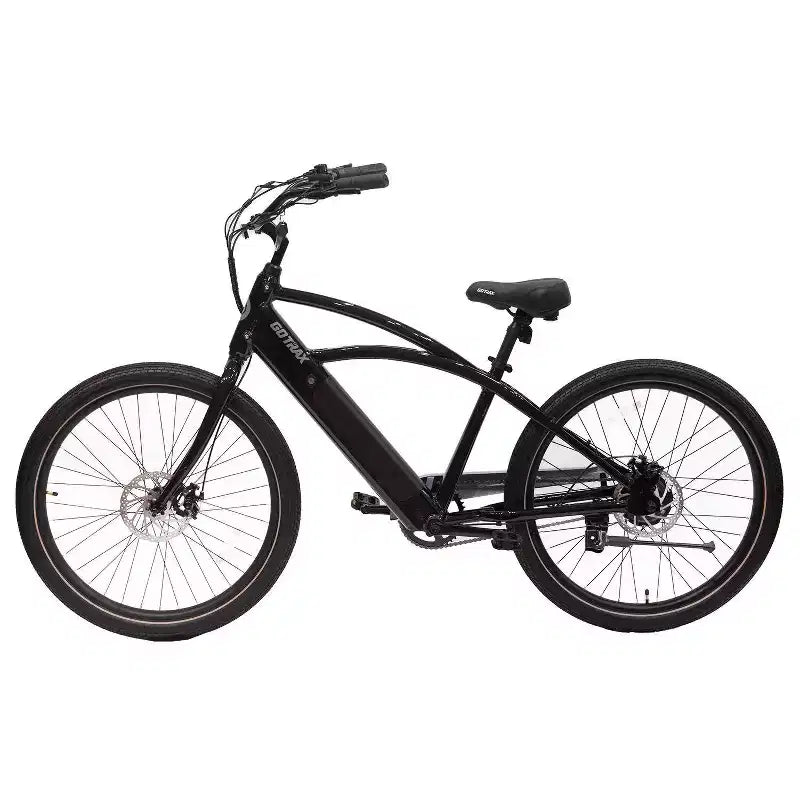 Vélo de croisière électrique GOTRAX Adult Shoreline 27.5" Step Over - Noir