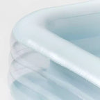 Piscine familiale rectangulaire de luxe bleue de 10' x 6' - Sun Squad™ : Kit gonflable en PVC