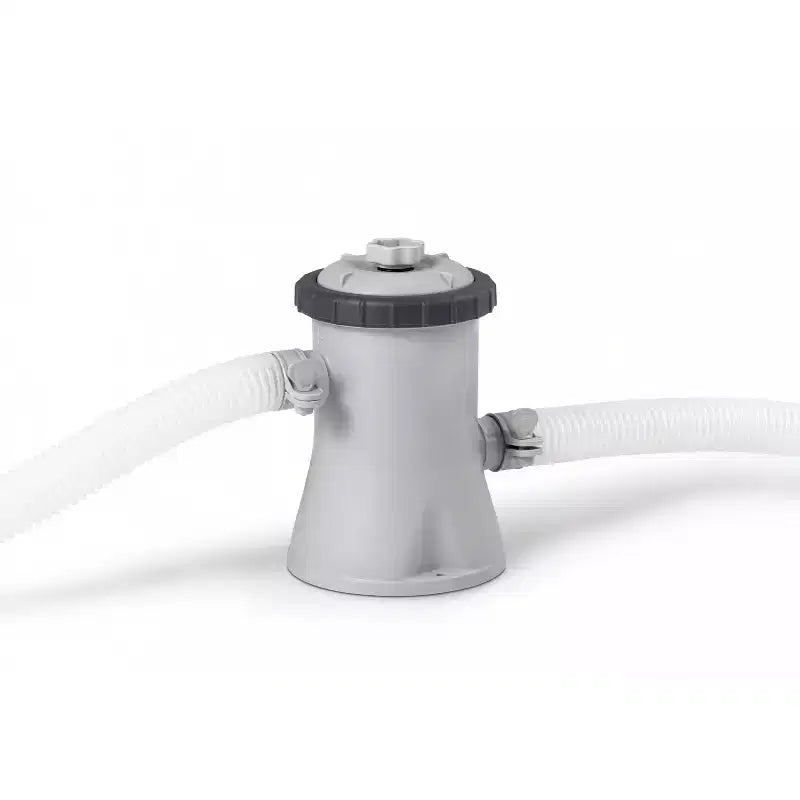 Piscine hors-sol gonflable ronde Intex Easy Set 2,44 m x 61 cm avec pompe de filtration : Cadre en vinyle pour 2 personnes, capacité 1942 litres