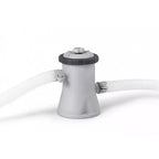 Piscine hors-sol gonflable ronde Intex Easy Set 2,44 m x 61 cm avec pompe de filtration : Cadre en vinyle pour 2 personnes, capacité 1942 litres