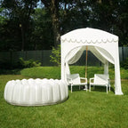 Piscine gonflable de luxe capitonnée MINNIDIP - Venezia
