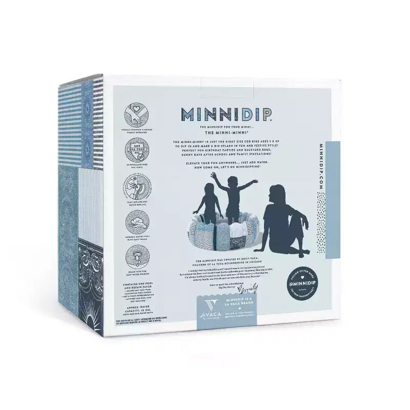 Piscine tuftée Minni par MINNIDIP - Denim Patchwork