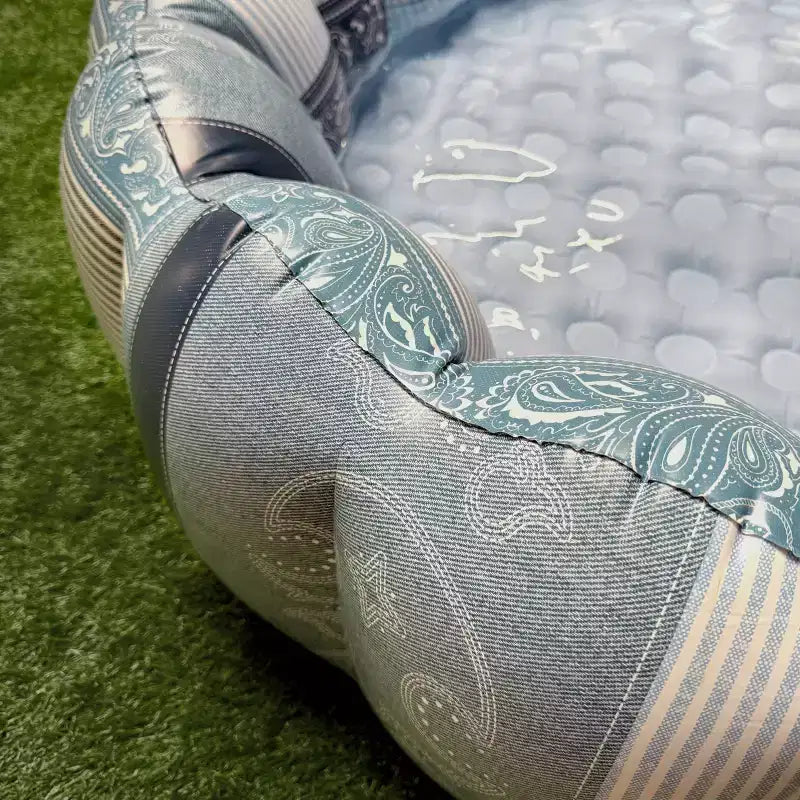 Piscine tuftée Minni par MINNIDIP - Denim Patchwork