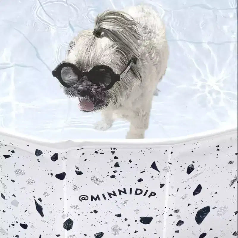 Piscine pour chiens MINNIDIP Pup Dip Terrazzo moucheté