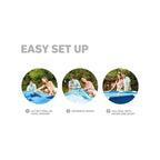 Piscine hors sol Intex Metal Frame 3,96 x 0,84 m avec pompe de filtration : cadre en acier, liner vinyle, à partir de 6 ans