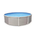 Ensemble piscine à paroi d'acier Belize Blue Wave ronde 324"x324"