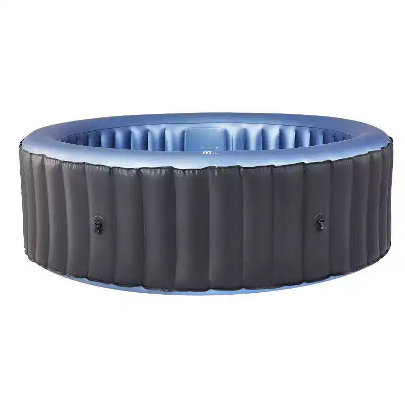 MSpa Bergen Round Bubble Spa with Thermal Cover 245 Gal 138 Electric 110 Volt AC Inflatable Hot Tub