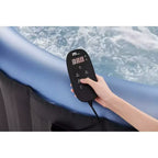 Spa gonflable MSpa Bergen rond à bulles avec couverture thermique 927 litres 138 électrique 110 volts CA