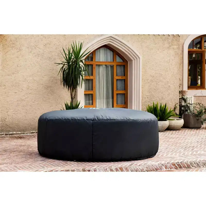 Spa gonflable MSpa Bergen rond à bulles avec couverture thermique 927 litres 138 électrique 110 volts CA