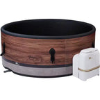 MSpa Duet Spa à bulles rond DWF avec couverture thermique 245 gallons 138 électrique 110 volts AC Jacuzzi gonflable
