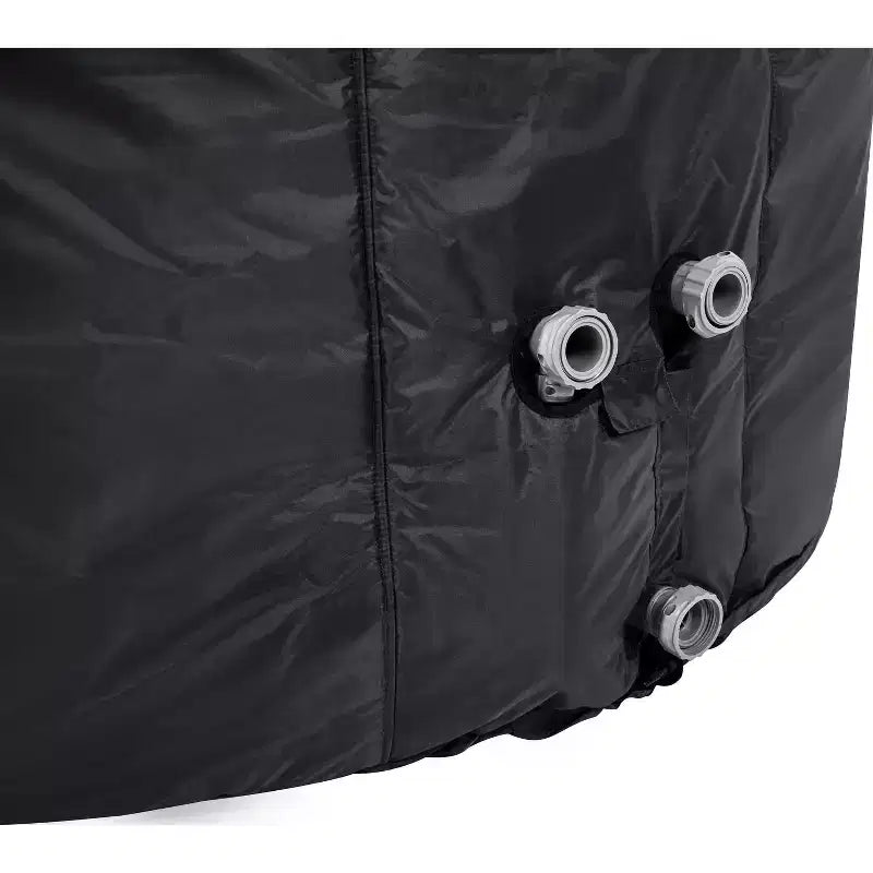 MSpa Duet Spa à bulles rond DWF avec couverture thermique 245 gallons 138 électrique 110 volts AC Jacuzzi gonflable