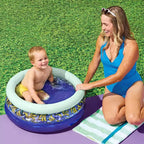 Mini piscine à 3 anneaux d'impression banane 8.79'' x 6.59'' x 2.2'' (22.3 cm x 16.7 cm x 5.6 cm) 41 litres Galton – Sun Squad™