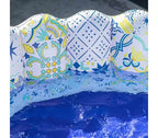 Piscine gonflable de luxe capitonnée MINNIDIP - Amalfi
