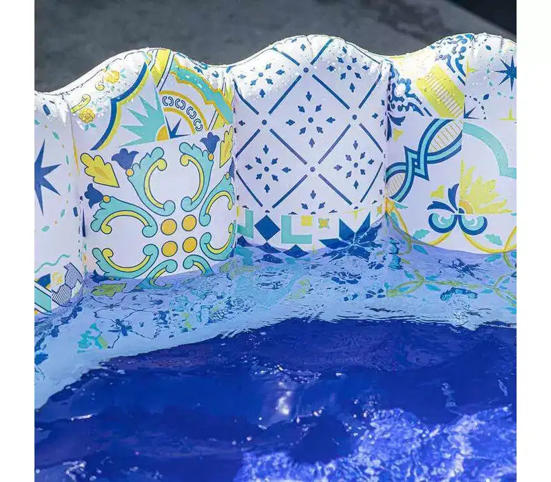 Piscine gonflable de luxe capitonnée MINNIDIP - Amalfi