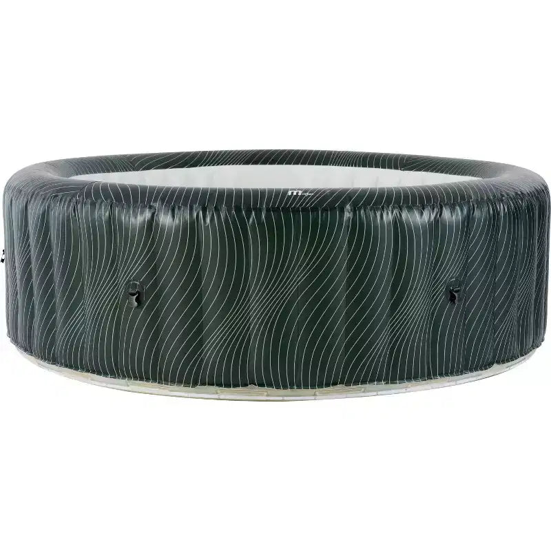 MSpa Meteor Round Bubble Spa with Thermal Cover 245 Gal 164 Electric 110 Volt AC Inflatable Hot Tub