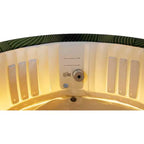 Spa gonflable MSpa Meteor rond à bulles avec couverture thermique, 927 litres, 164 jets électriques, 110 V CA