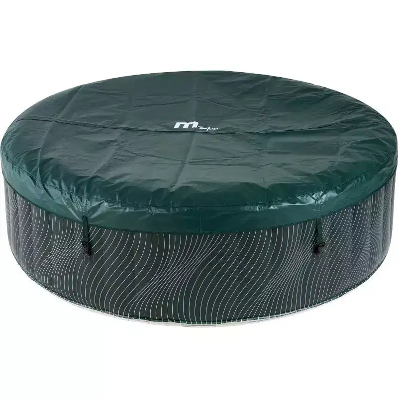 Spa gonflable MSpa Meteor rond à bulles avec couverture thermique, 927 litres, 164 jets électriques, 110 V CA