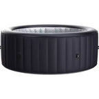 MSpa Aurora Round Bubble Spa with Thermal Cover 245 Gal 138 Electric 110 Volt AC Inflatable Hot Tub