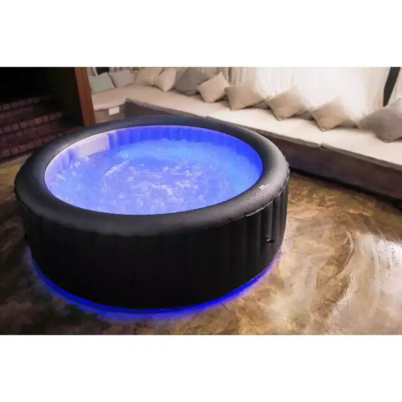 Bain à remous gonflable MSpa Aurora rond avec couvercle thermique, 927 L, 138 jets, électrique, 110 V CA