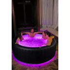 Bain à remous gonflable MSpa Aurora rond avec couvercle thermique, 927 L, 138 jets, électrique, 110 V CA