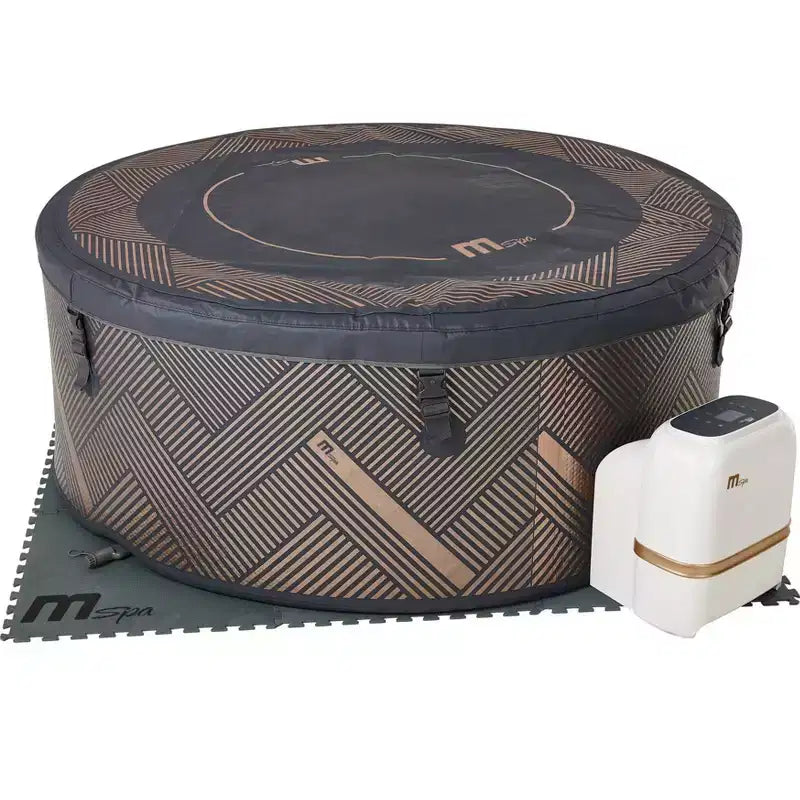 Spa à bulles rond MSpa Mono DWF avec couvercle thermique 927 L 138 électrique 110 V CA Gonflable